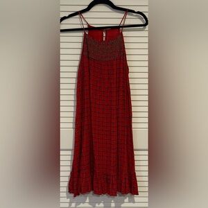 Elegant Red Floral dress